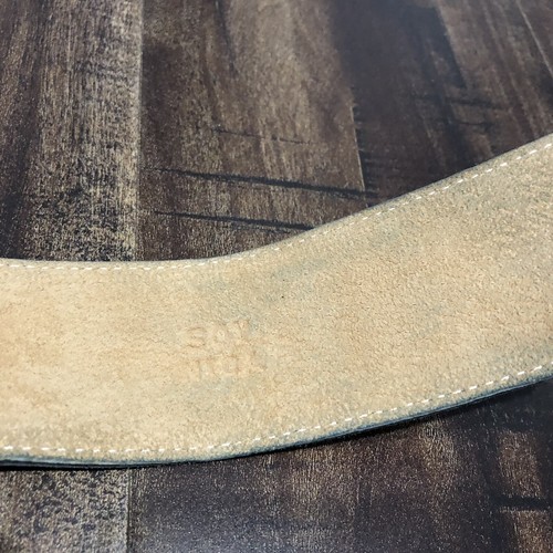 Vintage SOY NICA Black And Red Leather Adjustable Interchangeable Belt