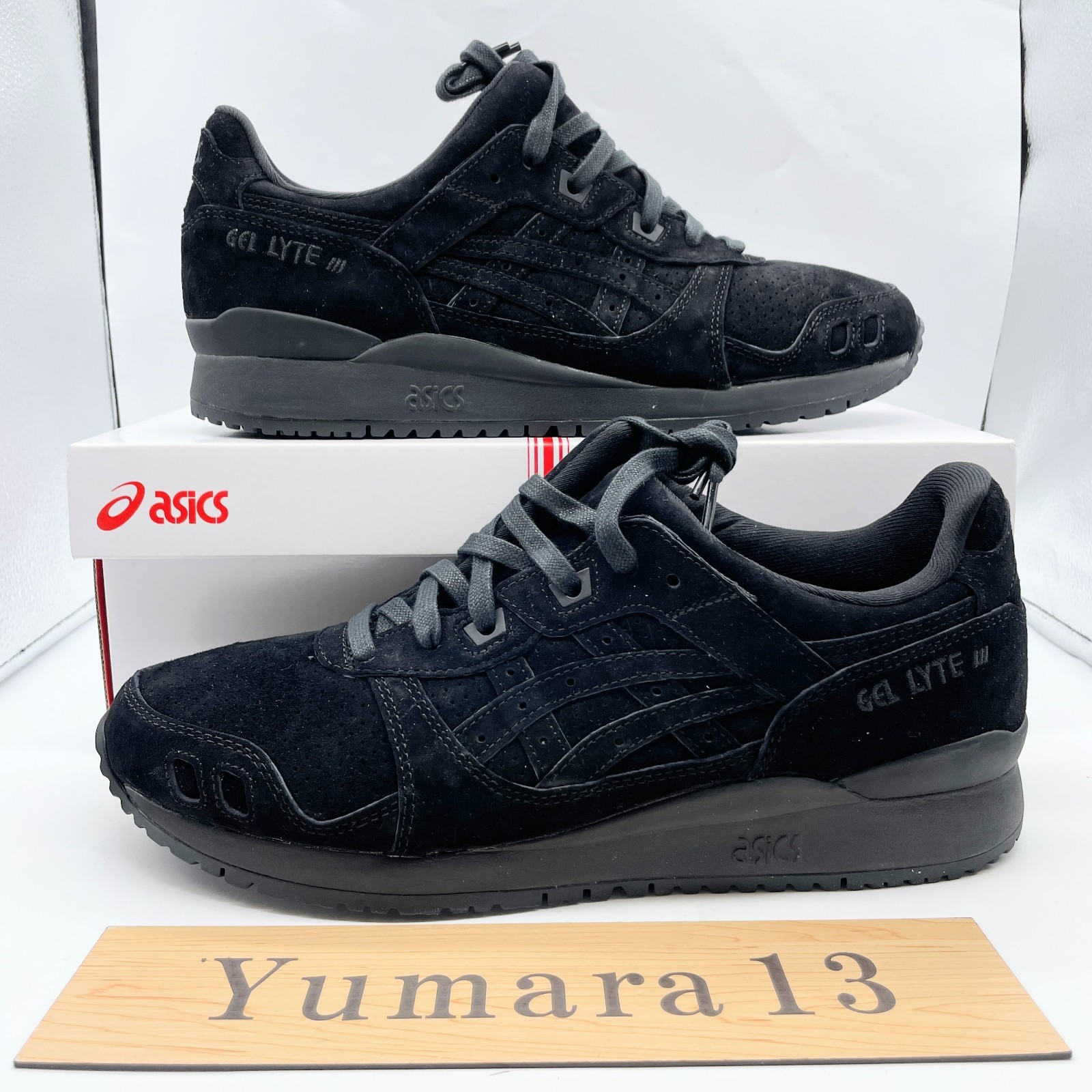 ASICS GEL-LYTE III OG Black Black 1201A050-001 Men's Size | eBay