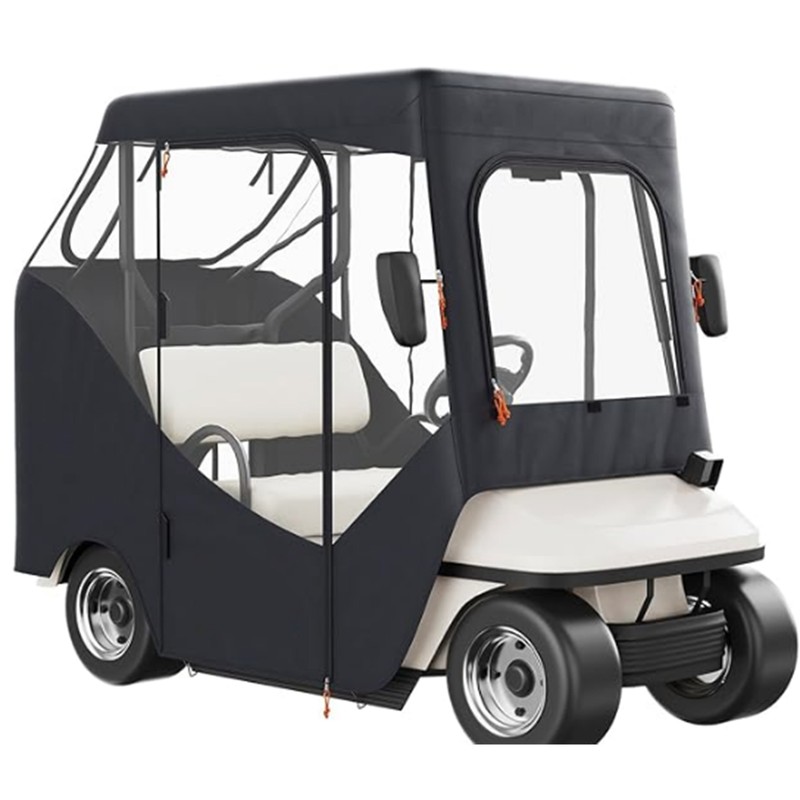 Cart Enclosure For 2 Passenger Club Car Precedent, 600d Golf Rain Cover