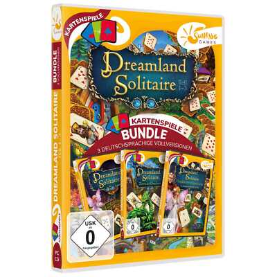 Dreamland Solitaire 1 2 3 PC DVD Kartenspiele Sammlung NEU&OVP