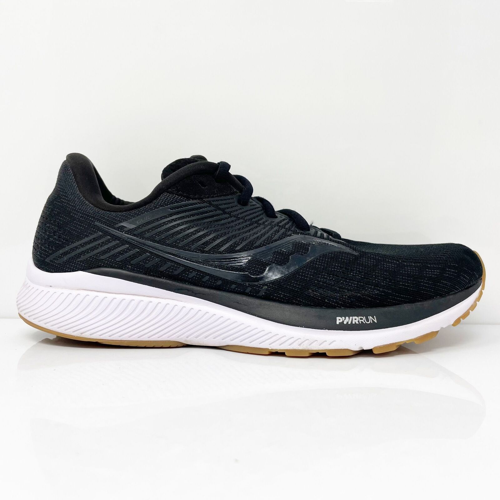

Saucony Womens Guide 14 S10654-12 Черные кроссовки для бега Размер 11, Черный, Guide 14