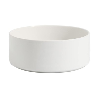 Havniva Non-Slip Ceramics Dog Bowl Food Water Dish Large White