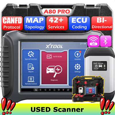 XTOOL A80 PRO Car Full Diagnostic Scanner E.CU Programming Coding 42+Reset CANFD