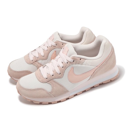 Женские кроссовки для бега Nike Wmns MD Runner 2 светло-нежно-розового цвета с промытым кораллом 749869-604