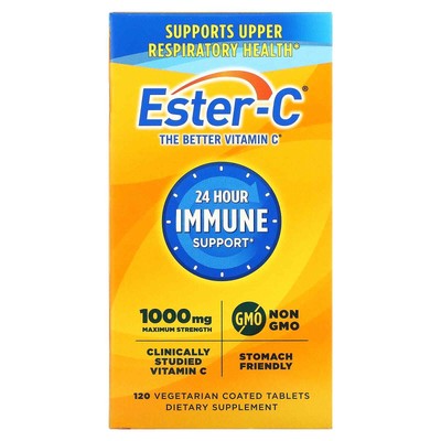 3 X Nature's Bounty, Ester-C, 1,000 mg, 120 Vegetarian Coated Tablets