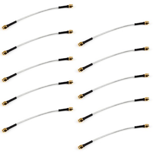 10x SMA Male to SMA Male RF Extension Koax Pigtail SemiRigid Kabel RG402 15cmF3