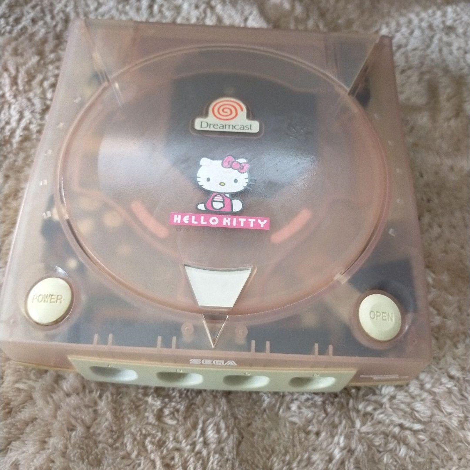 希少】ドリームキャスト ハローキティ セガ HKT-3000 ピンク クリア