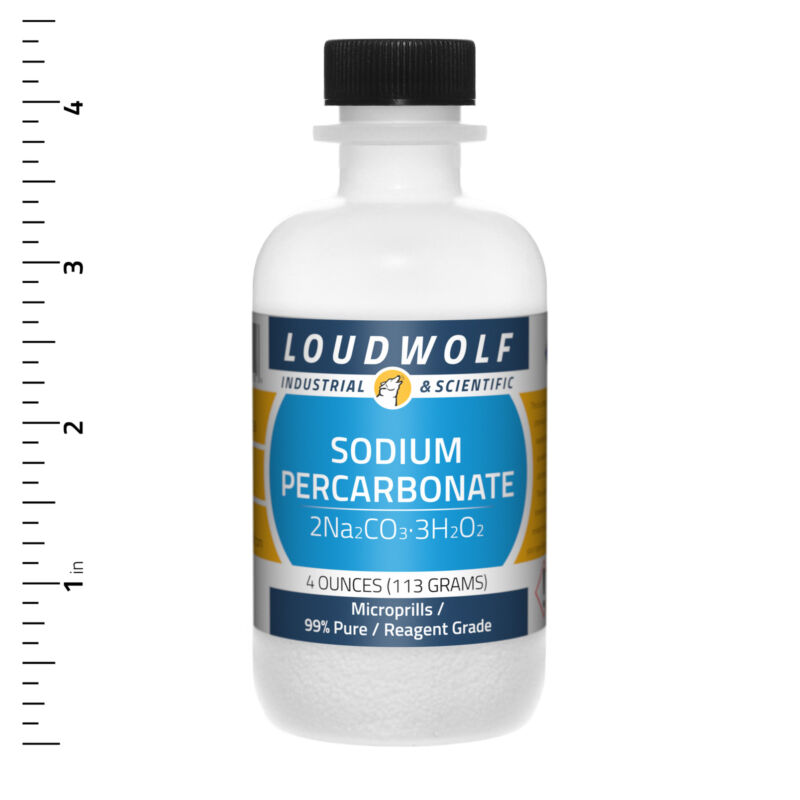 Sodium Percarbonate 4 Oz Reagent Grade Microprills USA SELLER