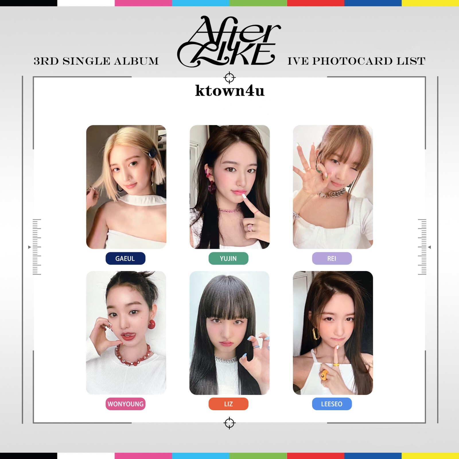 IVE After Like レイ トレカ コンプ セット