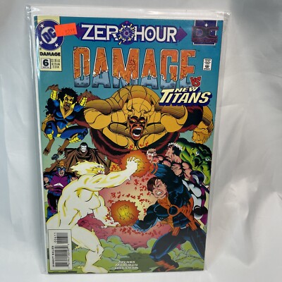 Damage Vs. The New Titans #6 DC Comics Zero Hour Comic Book Joyner Sept. 1994