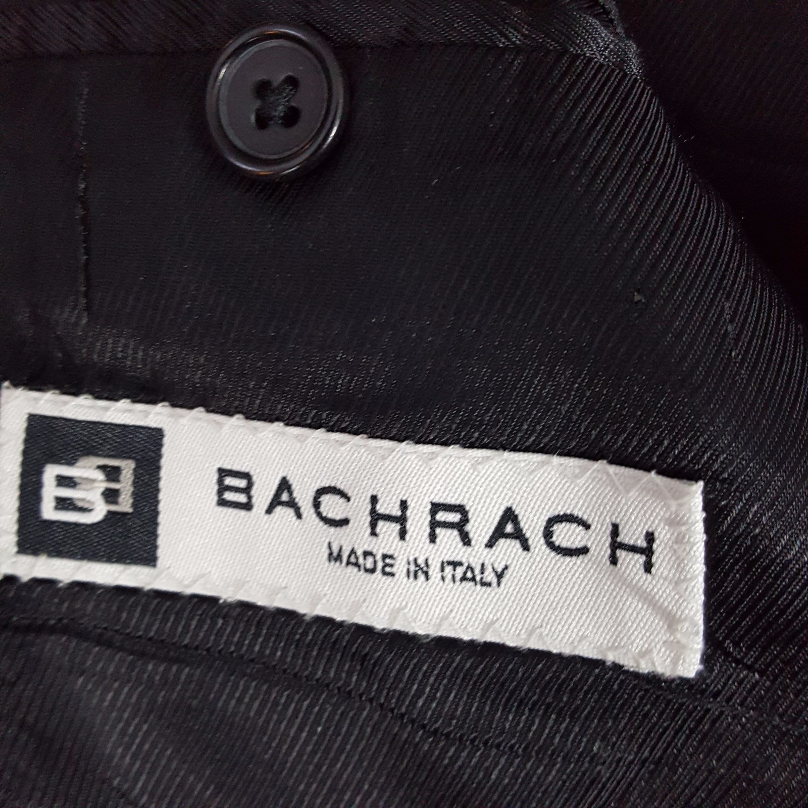 Bachrach Gray Black Birdseye 3 Button Men's Blazer Sports Coat Jacket Size 44R