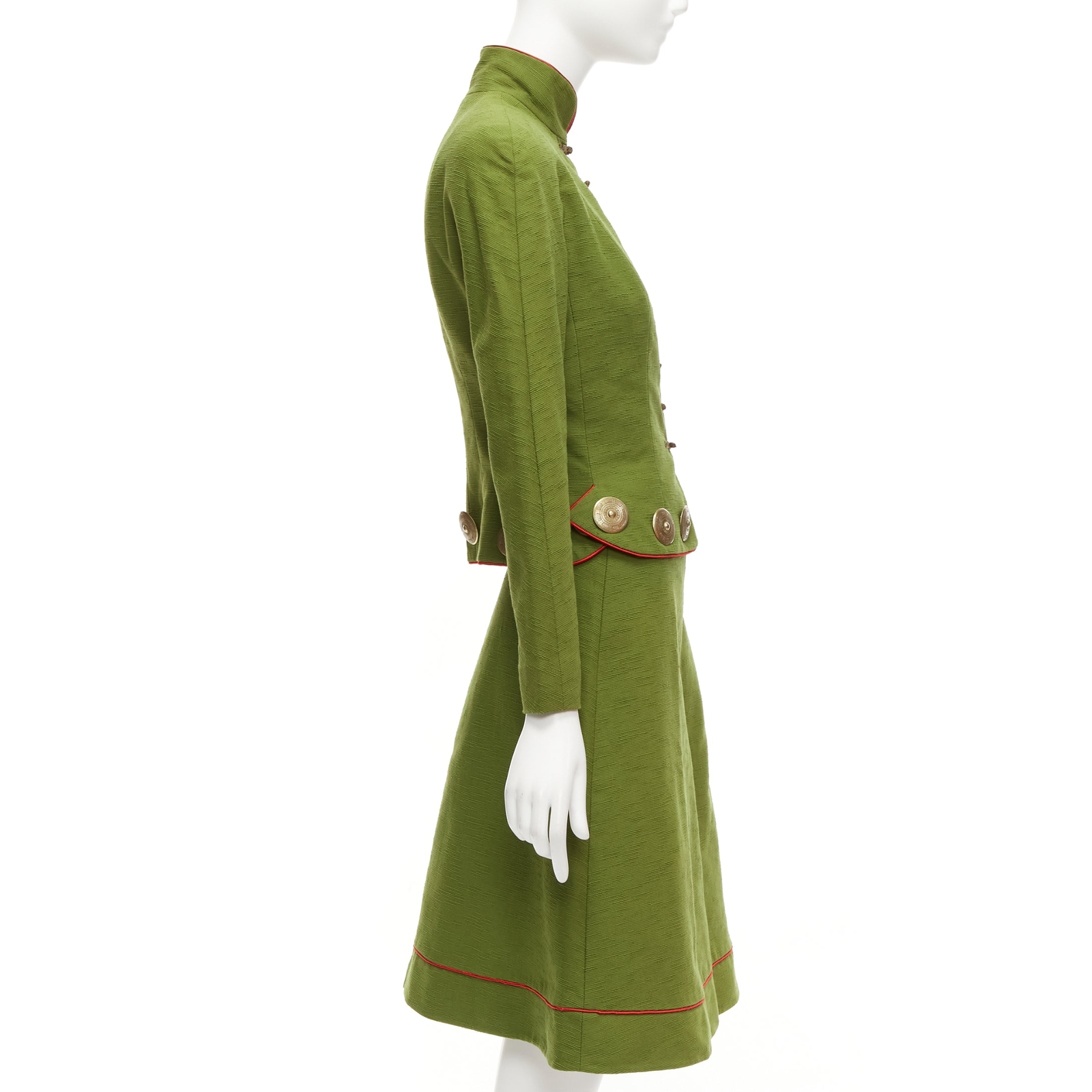 rare CHRISTIAN DIOR John Galliano 1999 Mao Communist green rare CHRISTIAN DIOR John Galliano 1999 Mao Communist green