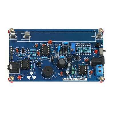 DIY Geiger Counter Kit, Portable Geiger Module Nuclear Radiation Detector P8A9