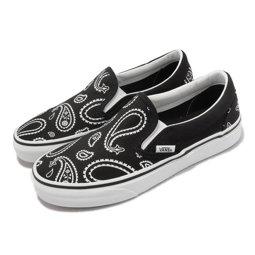 

Vans Classic Slip-On Peace Paisley Black Men Unisex Casual Lifestyle VN0A5JMHB0E, Черный, Classic Slip-on