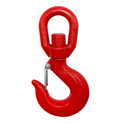 5-Ton G80 Heavy-Duty Self-Locking Swivel Hook for Hoisting and Rigging