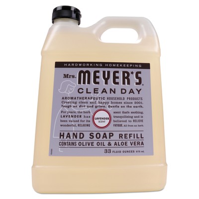 Mrs. Meyer's Clean Day Liquid Hand Soap Refill Lavender 33 oz 651318EA