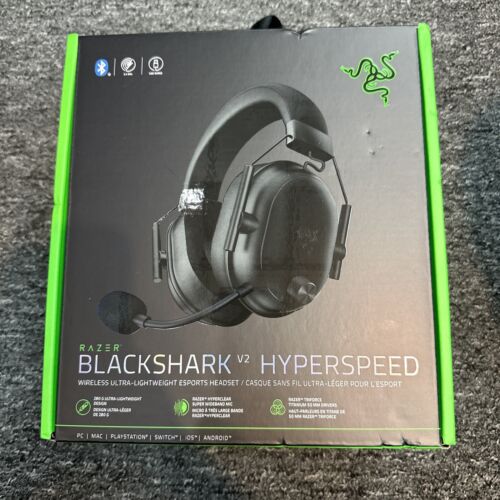 Razer BlackShark V2 Hyperspeed Wireless Gaming Headset - BRAND NEW & SEALED | eBay Razer BlackShark V2 Hyperspeed Wireless Gaming Headset - BRAND NEW & SEALED | eBay
