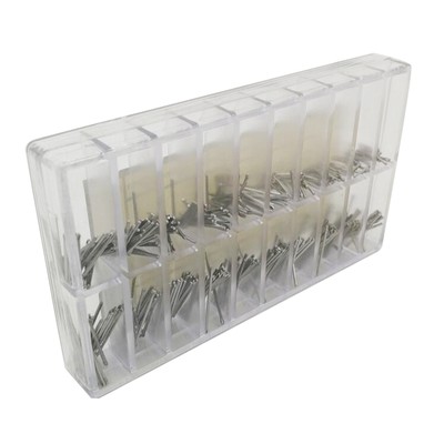 360pcs 0.8mm Split Pins Watch Strap Bracelets Links Connecting Pins Assortment