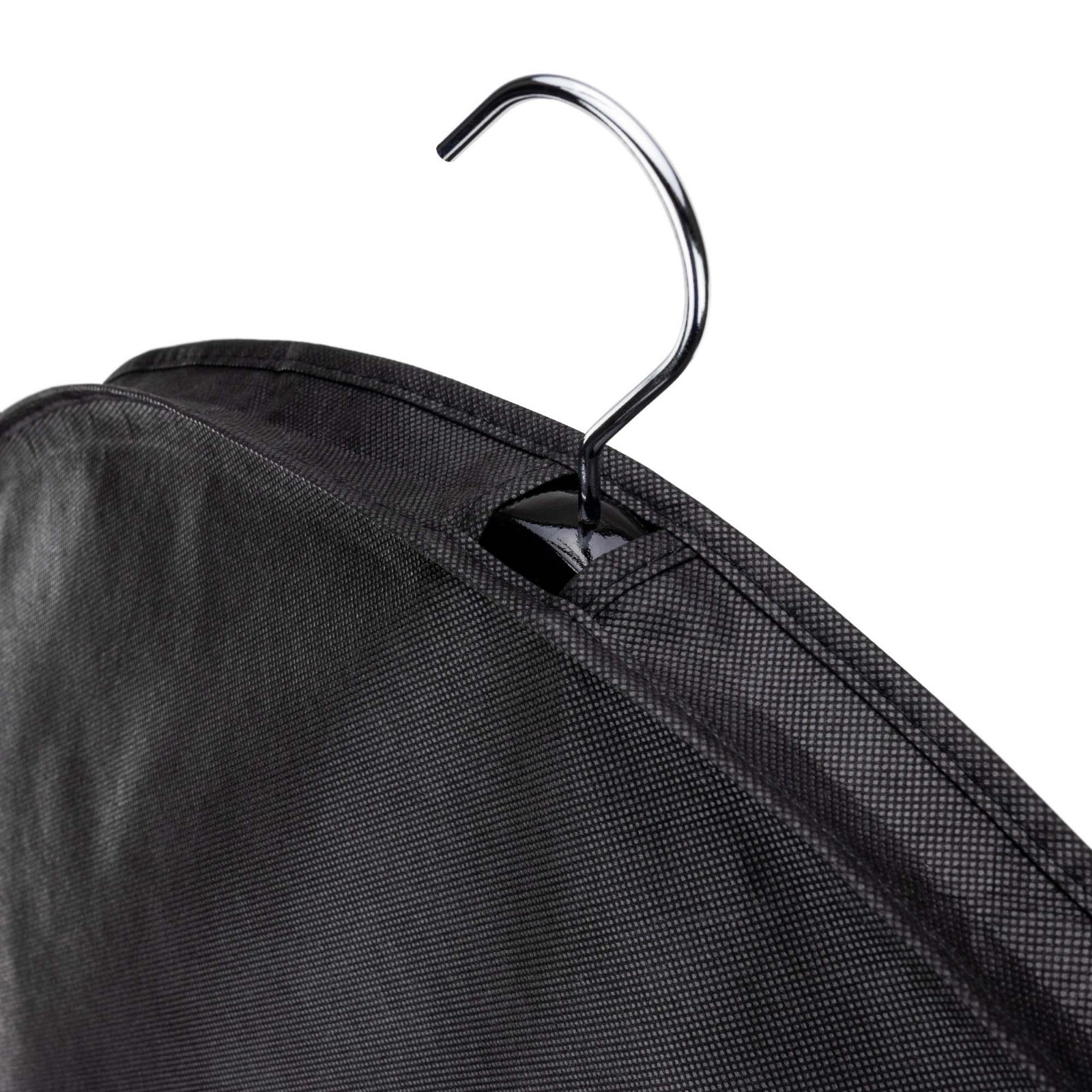 Hangerworld™ Black Shoulder Garment Clothes Covers Suits Jackets