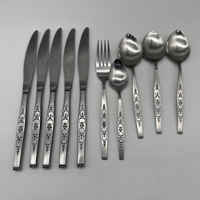 Oneida Ltd Wm A Rogers SPANADA Premier Stainless Assorted Flatware 10 Pcs