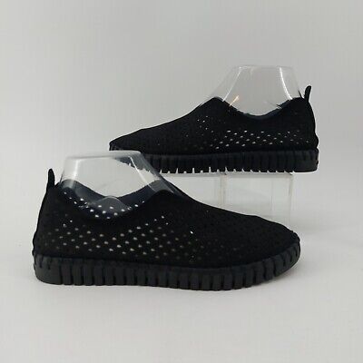 Ilse Jacobsen Black Tulip Hornbaek Slip On Comfort Flats Shoes Casual Size 39