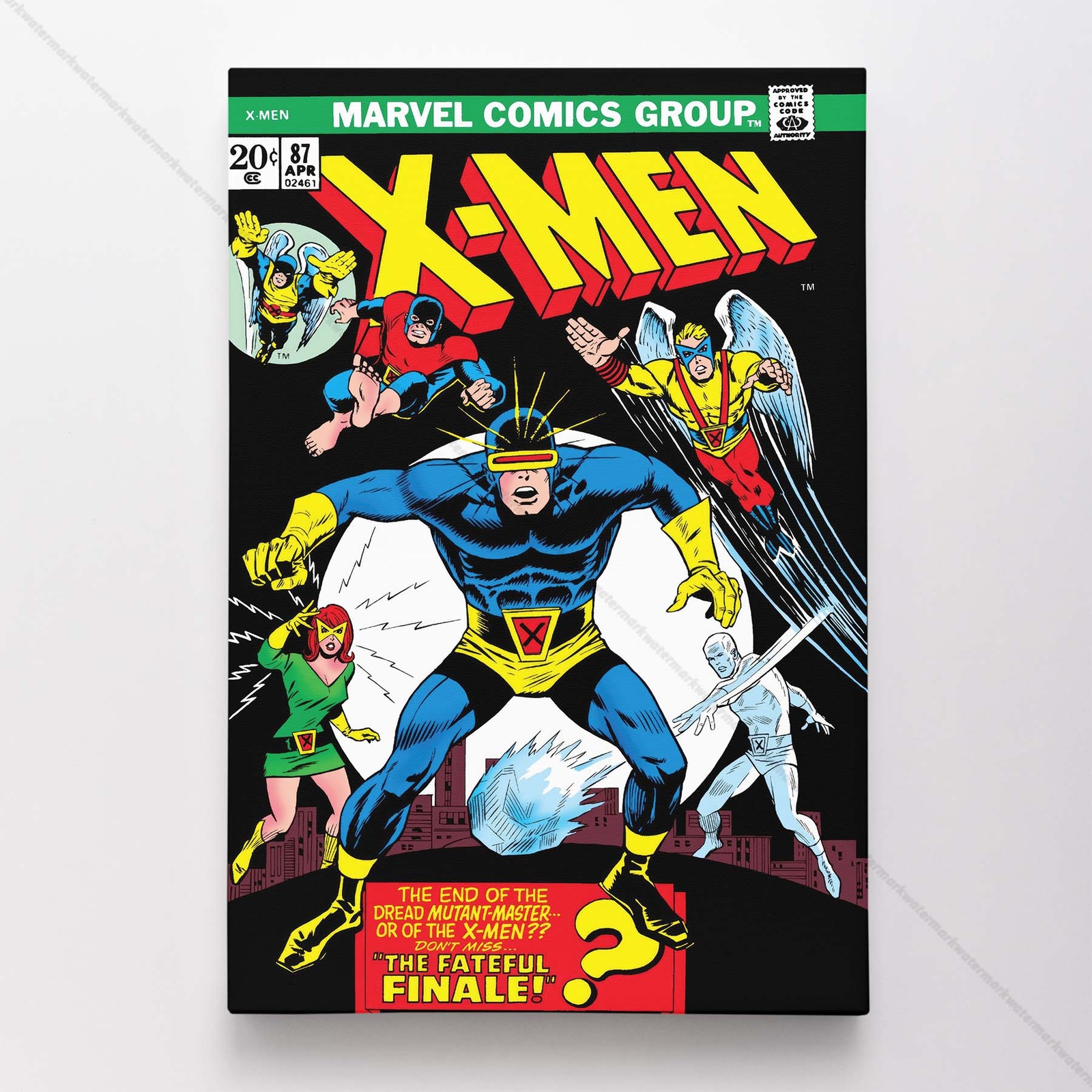 Uncanny X-Men Poster Canvas Vol 1 #87 Xmen Marvel Comic Book Art Print