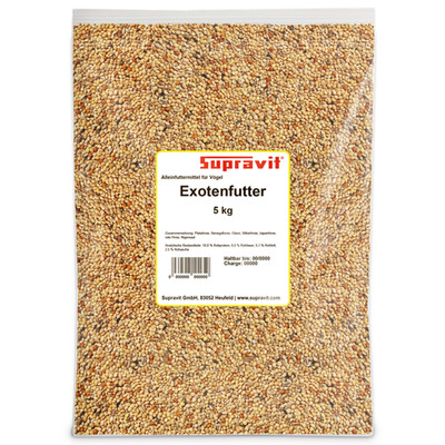 Supravit Exotenfutter 5 kg - Futter für exotische Finken