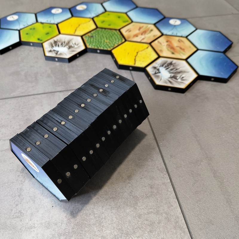 Spielfeldhalter Hexagon-Rahmen FüR Siedler Von Catan - Magnetisch [3d-Druck |...