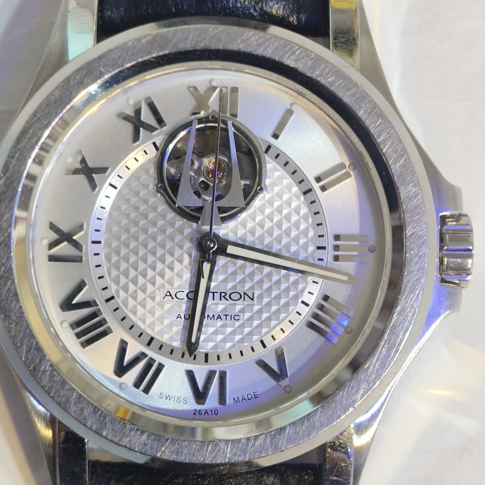 ケ*ン様 Bulova Accutron 自動巻き時計 シルバー Bulova Accutron 自動巻き時計 シルバー