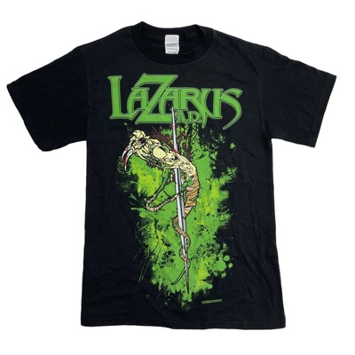Lazarus A.D.  Creature Thrash Metal Blade Band Green Black T-Shirt Size Small