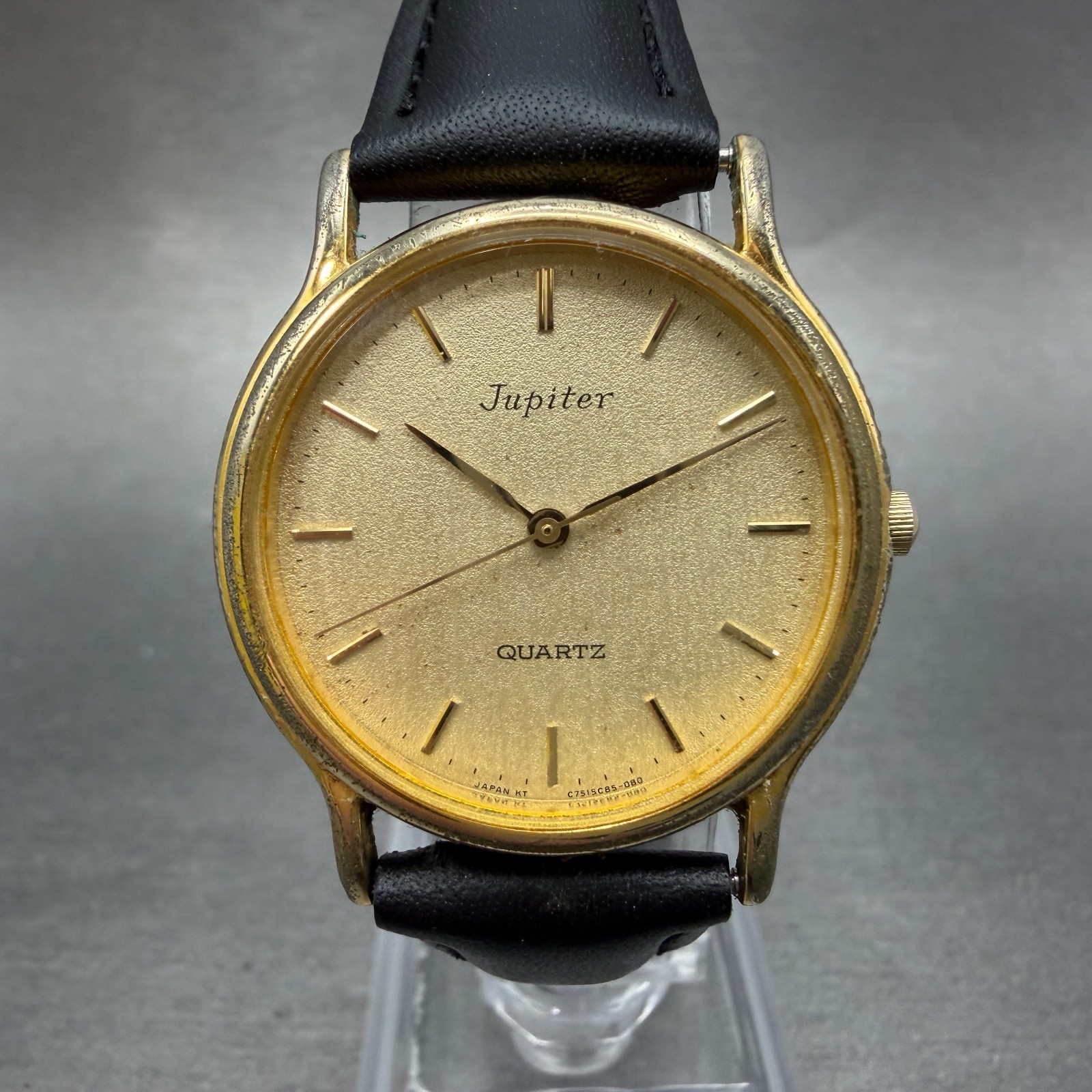 Orient Jupiter Watch Men 31mm Champagne Dial Gold Tone C755C8-50