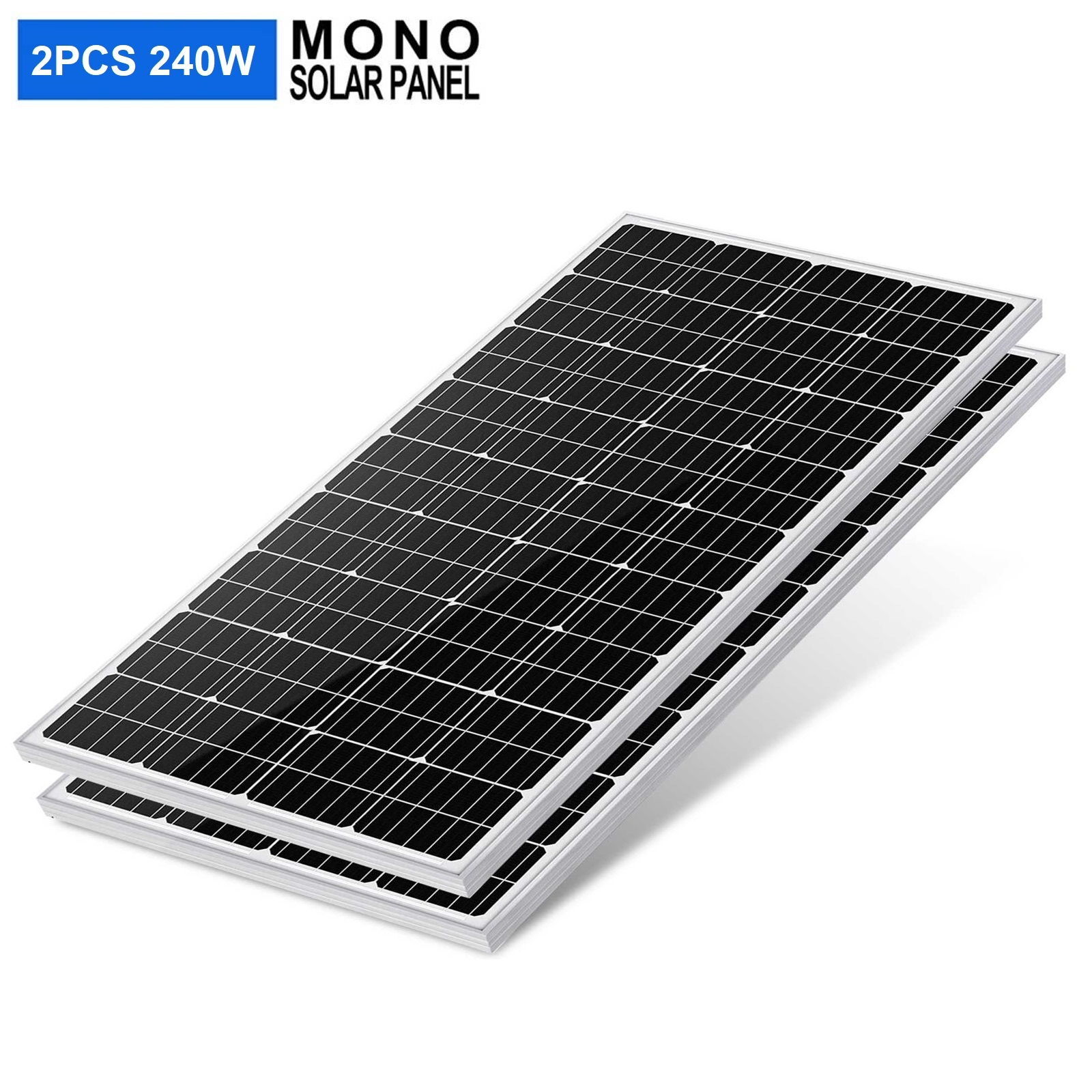 240W 480W 720W 960W 1200W Mono Solar Panel PV Power For Camping Trailor Marine