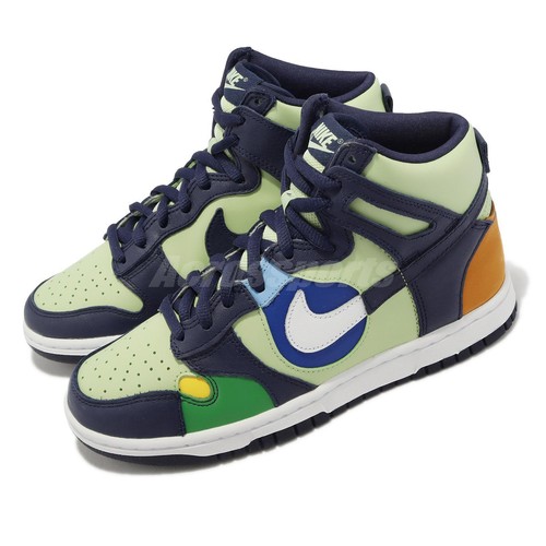 

Nike Wmns Dunk High LX See Through Navy Multi Women Casual Lifestyle DQ7575-300, Серый, Wmns Dunk High Lx