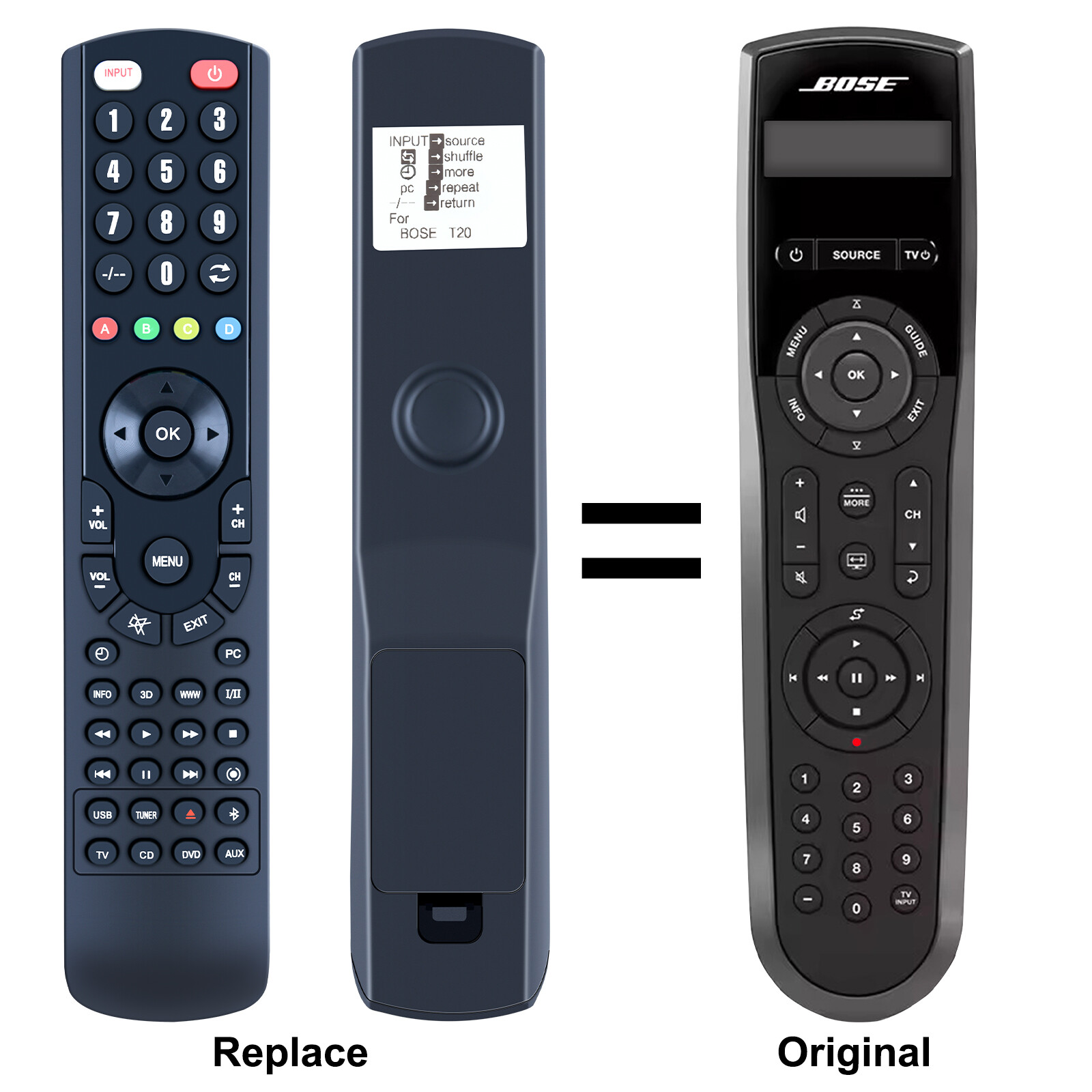 RC-X35L Replace Remote Control Work For Bose Lifestyle V35