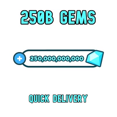 Pet Sim X | 250B (250 Billion) Gems/Diamonds | Cheap & Quick | Pet Simulator X