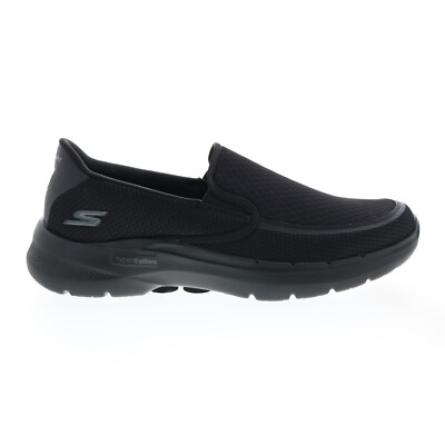 

Skechers Go Walk 6 Orva 216200 Мужские черные парусиновые кроссовки Lifestyle Обувь, Черный, Skechers Go Walk 6 Orva