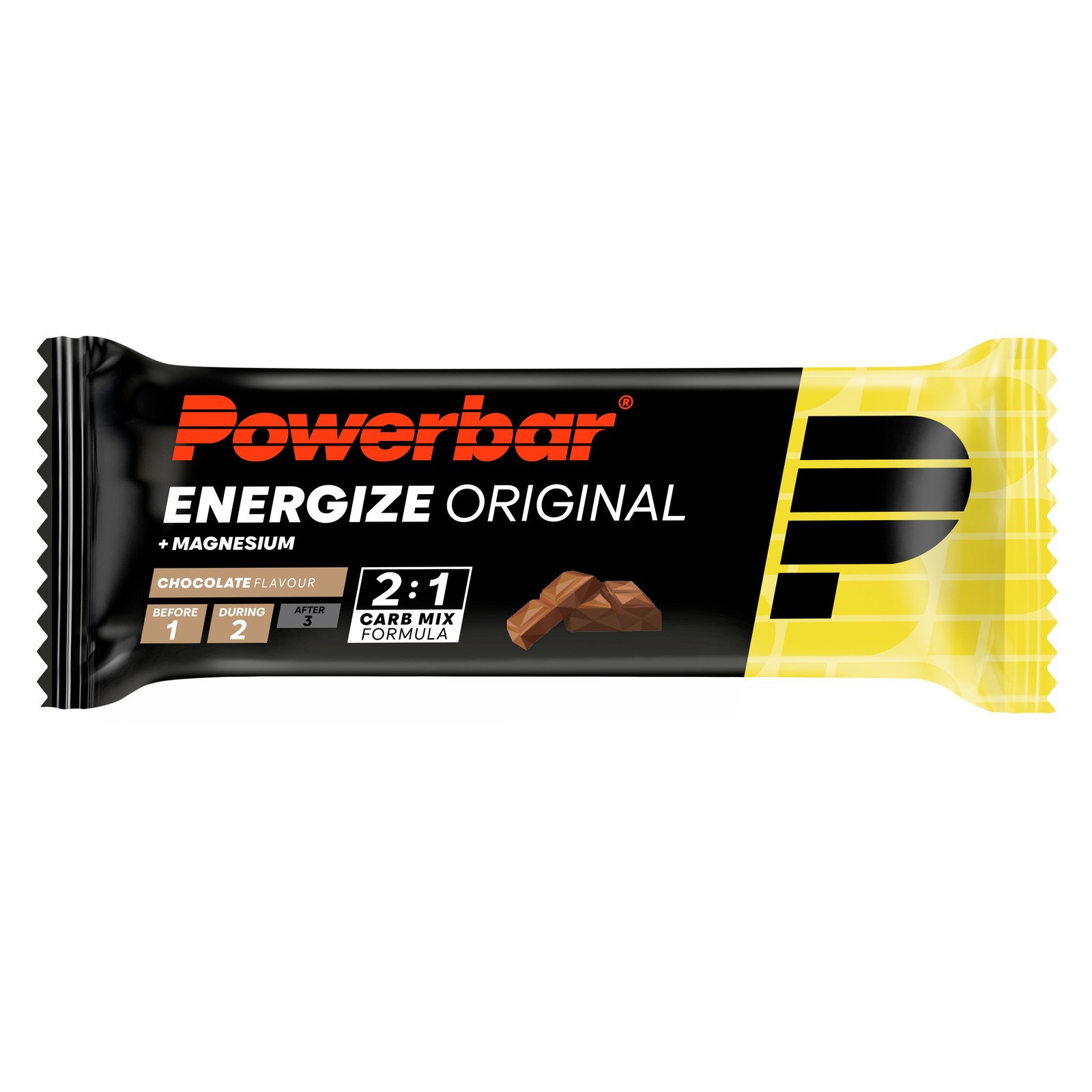 POWERBAR Energize Original Chocolate High Carb Energieriegel 15x55g - Bild 2 von 5