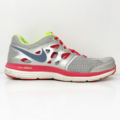 

Кроссовки для бега Nike Womens Dual Fusion Lite 599571-007 серебристые, размер 9,5, Серебряный, Dual Fusion Lite