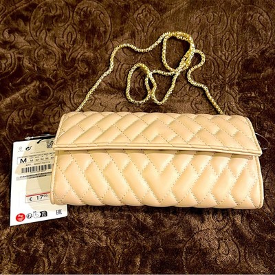 Zara Quilted Wallet/Mini Bag/Crossbody