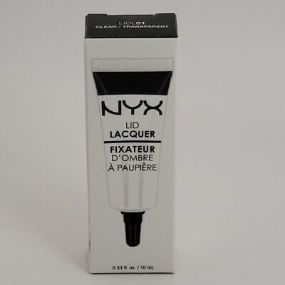 NYX Lid Lacquer Fixateur 10ml / 0.33fl oz LIDL01 Clear / Transparent New in Box
