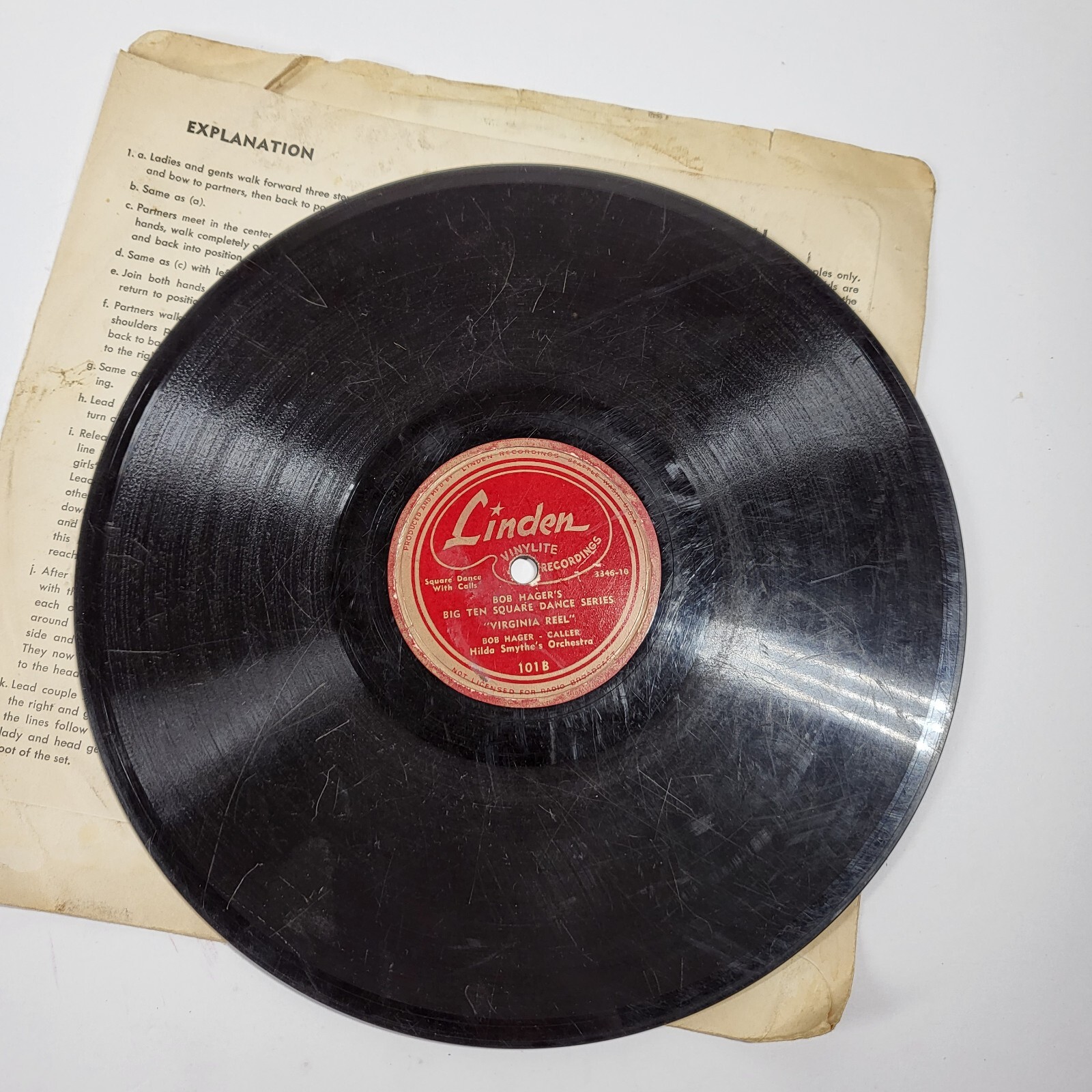 Bob Hager Square Dance - Virginia Reel / Texas Star - Linden Recordings Seattle