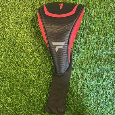 TOP FLITE DRIVER HEADCOVER #1 BLACK - RED