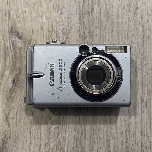Canon PowerShot S500 Digital ELPH Camera PC1084 Untested No