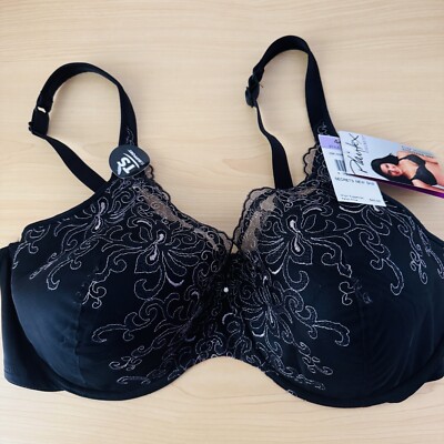 NEW Playtex Secrets 4513 Underwire Bra 44D Feel Gorgeous Support Discontinued