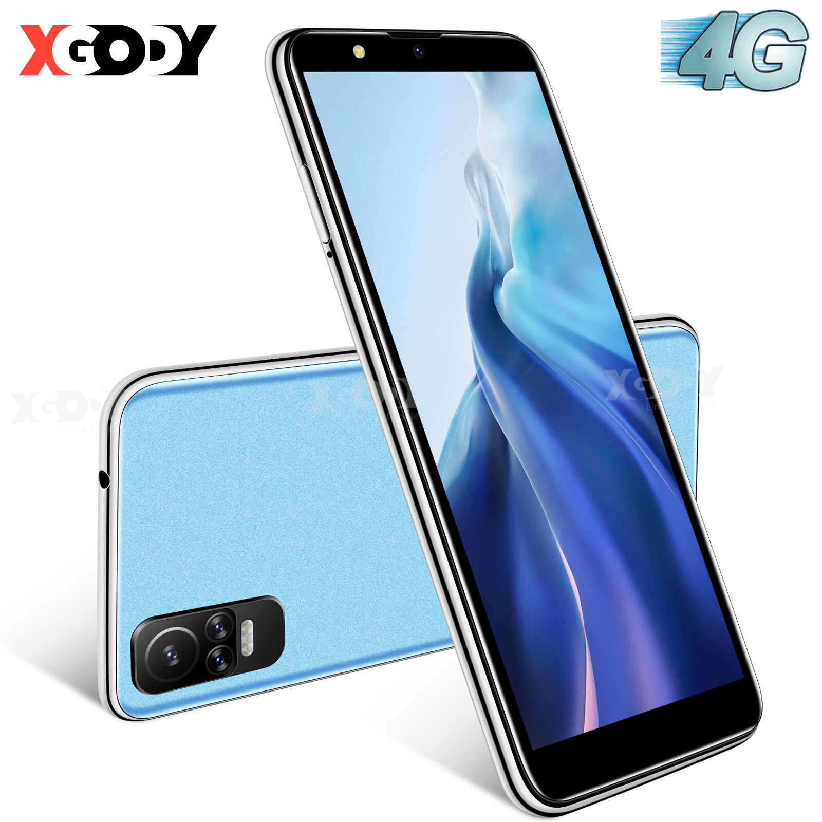 2023 New 6 Inch Unlocked Cell Phone 4G Android Smartphone Du