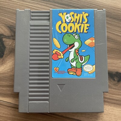 Yoshi s Cookie (Nintendo NES) Cart Only, Authentic, Tested, Fast Free Shipping!
