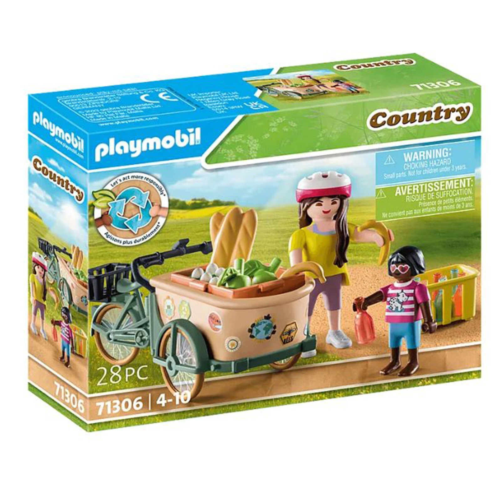 Набор для сборки грузового велосипеда Playmobil Country Farmers НОВЫЙ
