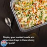 Aluminum Pans Half Size, 9X13, Extra Heavy Duty Disposable Foil Pans For Baking (30 Pack) Roasting and Chafing, Deep Tin Foil Bakeware, Steam Table Tray, Cookware, Food Prepping, Cake and Oven Pan