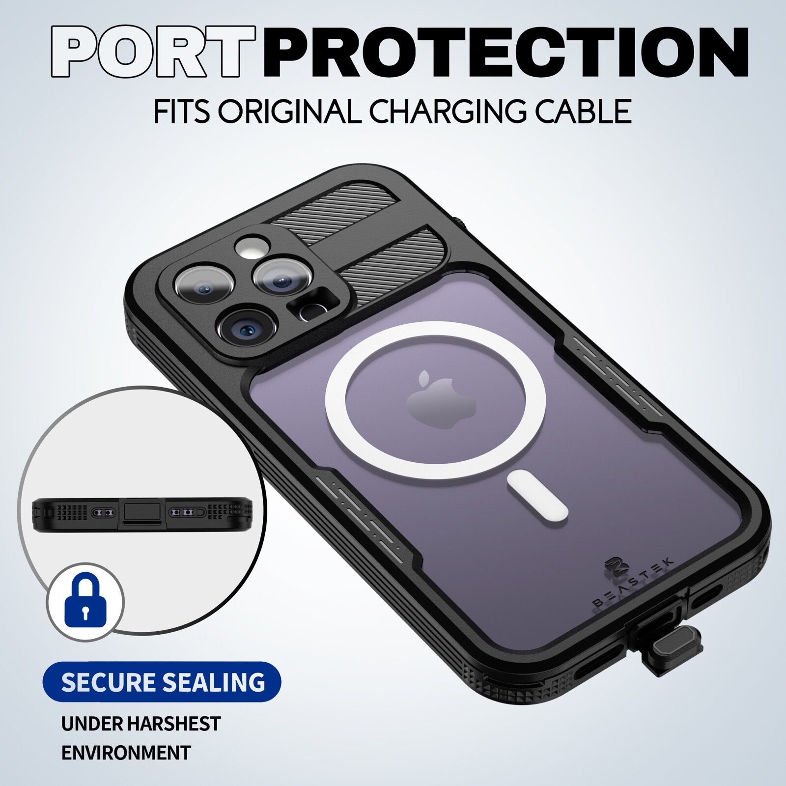 MagSafe Waterproof Case Cover for iPhone 14 Pro Max 14 Plus w/ Screen Protector