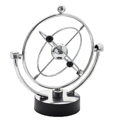 Kinetic Orbital Revolving Gadget Perpetual Motion Desk Office Art Decor Gift H